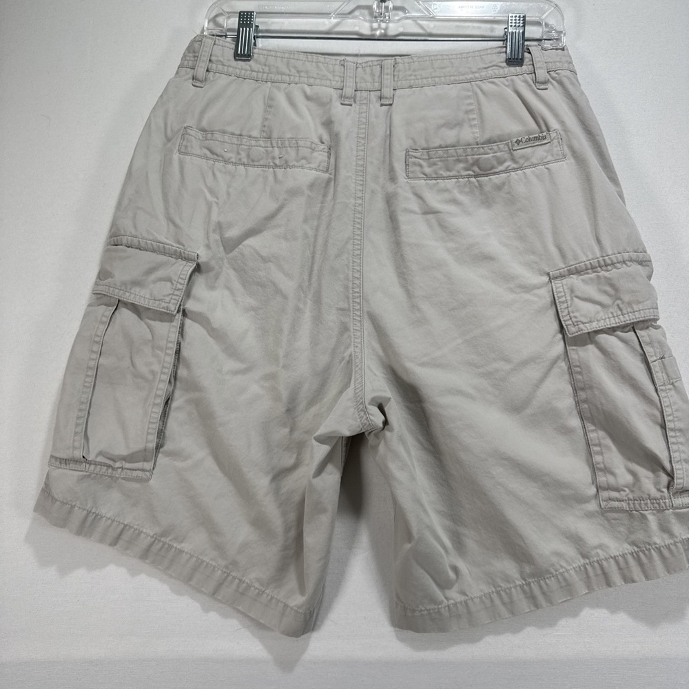 Columbia Cargo Shorts Men's Size 32 Beige 9" Inseam Hiking Outdoor‎ Casual - Picture 11 of 11